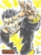 Super-Villains Sketch Card - Black Adam By David Namisato