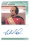 Star Trek Inflexions StarFleet's Finest TNG Design Autograph Card - Michael Dorn As Lt. Worf