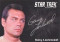 Star Trek TOS 50th Anniversary Silver Series Autograph Gary Lockwood As Lt. Commader Gary Mitchell