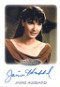 Women Of Star Trek 50th Anniversary Autograph Card - Jaime Hubbard As Salia