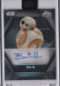 Star Wars Chrome Black Encased Autograph B-Style AB-BH Brian Herring Puppeteer For BB-8